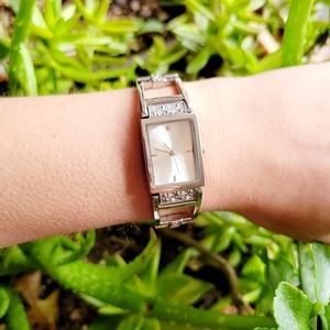 Classic Silver Rhinestone Next Watch